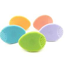 1pc Silicone Face Cleansing Brush & Exfoliating Cream, For Deep Cleansing, Soft Bristles, Blackhead & Acne Pore Care, Silicone Face & Hair Brush, Comfortable & Soft, Massages Scalp, Cleans Dirt, Baby-Grade Material, Skin Care, Beauty, Pore Brush, Face Scrubber, Face Wash, Face Cleanser - Multicolor - View 25