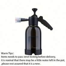 Handheld Car Wash Foam Sprayer, 1-Piece, 2-Liter Capacity, Dual Nozzle Switchable, With Pressure Pump, Suitable For Gardening And Car Care - Black - View 12