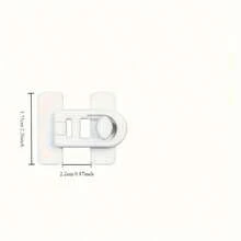 2 件通用冰箱和冰柜门锁，多功能安全锁，易于安装，无需电力或电池 - 彩色 - 查看 7