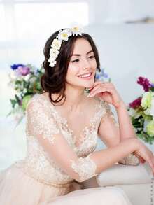 48 件紫色丝绸雏菊和人造玫瑰花头 - 散装人造花，用于 DIY 蛋糕装饰、花环、花圈和花束 - 非常适合婚礼、新娘送礼会、圣诞节装饰、青少年送礼会和家庭派对装饰 - 彩色 - 查看 8