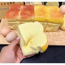 Soft Glutinous Mud Decompression Toy - Simulation Bread With Slow Rebound & Tender Skin Feel For Stress Relief