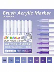 Marcadores de pintura acrílica recién actualizados, primer lanzamiento en línea. Tinta talla grande espesa, flujo talla grande suave, selección de colores talla grande completa. Adecuado para manualidades y suministros artísticos, se puede usar en plástico, vidrio, metal, bambú, lienzo, piedras, cerámica y textiles para manualidades, también adecuado para pintura artística profesional. Un regalo ideal para amigos y familiares.