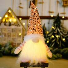 1PCS/3PCS/5PCS Christmas Gnome Handmade Sequins Hat Christmas Decoration Dwarf Christmas Luminous Faceless Doll Ornaments Light Up Elf Fall Gnomes Thanksgiving Table Christmas Gnome Handmade Sequins Hat Christmas Decoration Dwarf Christmas Luminous Faceless Doll Ornaments Light Up Elf Fall Gnomes Thanksgiving Table Decor