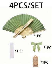 Set de 3/15/30 piezas, Abanico plegable de madera rosa con bolsa de regalo y tarjeta de agradecimiento, Tarjetas de agradecimiento, Abanico plegable de bambú para novia, Decoraciones para fiesta individual, boda y despedida de soltera, Regalos para damas de honor y decoraciones de boda, Regalos de boda perfectos, Decoración de boda, Muy adecuado para fiestas y eventos, Accesorios de verano perfectos, Abanico plegable para mujer