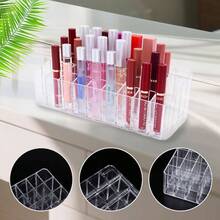 Rollerball Perfume Organizer, Beauty Scent Holder, 36 Space Acrylic Perfume Organizer Refillable Container Tall Scented Oil Storage Display, Makeup Lipgloss Lipstick Display - Initial - View 7