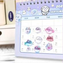 Stickers Cute 8-Piece Set 3D Reward Stickers Glitter Girl Decorative Stickers For Mobile Phone Decoration DIY Notepad With Sticky Handicraft Supplies Gifts