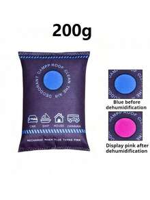 1pc Reusable Silicone Car Dehumidifier Bag - Ideal For Absorbing Moisture, Preventing Dampness, Humidity And Condensation In Vehicle Interior Or Home ,Dehumidifier For Home,Spring Summer Picks,Brides Maid Gifts,Room,Bedroom Decor,Beach,Travel,For Men,For Women,Vacation - Dehumidification Bag - View 14