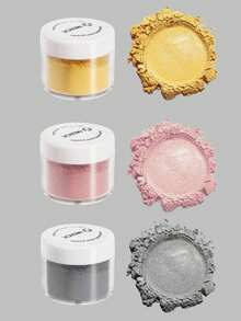 1/2pcs Edible Lustrous Glitter Powder Cake Decorating Kit, 10 Colors Drink Powder Dust, Cake Decorations, Glitter Set, Sprinkle For Cookies, Cupcakes, Chocolates And Parties, 15g/Bottle - Multicolor - View 24