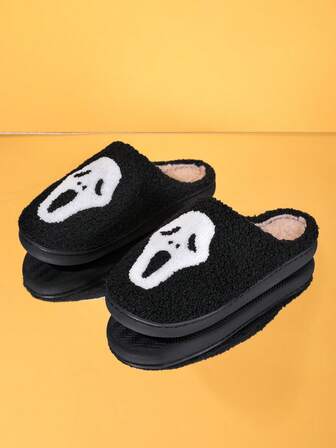 New Women's Halloween Atmosphere Slippers, Cute And Funny, For Autumn And Winter