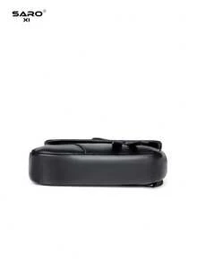 Men's Waist Bag Chest Bag Adjustable Shoulder Strap For Running Commuting Sports Outdoor Personalized Saddle Bag, Casual Street Style Crossbody Bag For Young Men , Zipper Shoulder Bag Lightweight Simple Solid Color Messenger Bag Gun Holster Pouch Belt Bag Festival Phone Bag