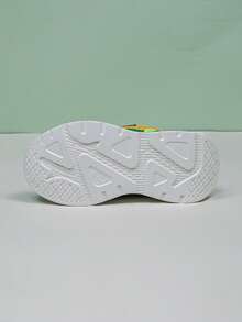 Infant Fashion LED Lighting Dinosaur Mesh Breathable Athletic Shoes, Suitable For Boys And Girls - Casual, Shock-Absorbing, All-Season Anti-Slip Outdoor Running And Walking Shoes