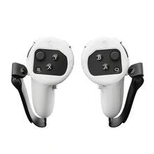 2 sztuki etui ochronne na kontroler Oculus Quest3/Quest3S, akcesoria do gier VR Meta Quest 3/Quest3S, odporne na upadki, kurz i zarysowania, poprawiające komfort gry - Wielokolorowe - Zobacz 1