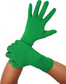 Men's And Women's Wrist Length Spandex Gloves Wedding Party Costume Party Dance Gloves