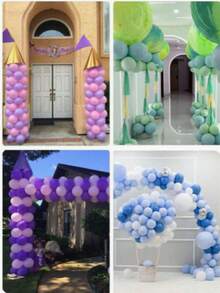 25/50/100 chiếc Kẹp bóng bay bằng nhựa tái sử dụng 4,8cm có vòng đa chức năng, thích hợp để trang trí đám cưới, sinh nhật, tiệc tùng, cổng bóng bay ngày lễ tình nhân, phụ kiện hoàn hảo cho gia đình và tiệc tùng - Nhiều màu - Xem 8