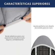 Timotech Funda para Tabla de Planchar y Almohadilla Extra Gruesa Acolchada de 4 Capas, Funda para Burro de Planchar, Cubierta de Tabla de Planchar y Resistente a Las Manchas - 1 - Ver 3