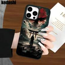 Fundas y carcasas protectoras para phone con orificios grandes y diseño estampado negro. Compatibles con phone 16 Pro Max, 16, 15 Pro, 14, 14 Plus/14 Pro Max, 13, 13 Pro, 12 Pro, 11/11 Pro y la serie Pro. Ideales para regalar en cumpleaños y otras ocasiones especiales. - Negro - Ver 4