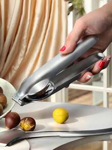 1pc Nut Cracker Sheller Walnut Pliers,Stainless Steel Kitchen Tools,Multifunctional Chestnut Opener Nut Walnut,Kitchen Utensils Dried Fruit Opener,Stainless Steel Chestnut Clip Metal Nut Cracker, Multifunction Pecan Nut Cutter Walnut,Kitchen Chestnut Opener,Protable Nutcracker Chestnut Clip, Stainless Steel Chestnut Cutter Tool