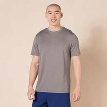 Essentials Performance Tech - Camiseta para hombre, paquete de 2 - Negro - Ver 3