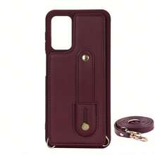 OUKNOEO Fashion Crossbody Bag & Faux Leather Phone Case, Compatible With IPhone 17 Air, 16e, 15, 14, 13, 12, 11 Pro, XS Max, 7, 8 Plus, XR, SE, And Galaxy S25 Edge, S24, S23, S22 Ultra Plus, A13, A14, A15, A16, A35, A36, A53, A54, A55, A56, Z Fold 7 FE, 6, 5, 4 - Burgundy - View 49