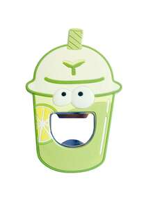 1 buc deschizător de sticle de bere din cauciuc moale, drăguț, - Gadget de bucătărie de vară, deschizător de sticle magnetic pentru frigider, ceașcă de ceai cu lapte