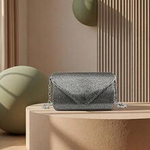 Women Evening Bags - Silver - View 2