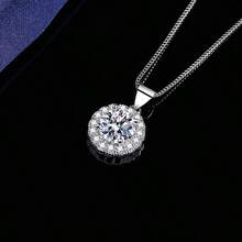925 Silver Necklace 45cm With Round Light Point - Silver - View 5