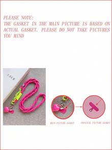 Cordón para teléfono tipo bandolera con colgante en forma de corazón, correa de bolso de doble extremo, accesorio de cuerda trenzada de colores para colgar cámara como accesorio para mochila de mujer