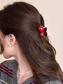 2 chiếc kẹp tóc nhỏ màu đỏ anh đào dành cho nữ, kẹp tóc mái, kẹp tóc lệch bên, kẹp tóc đuôi ngựa cao, phụ kiện tóc kẹp thời trang, kẹp tóc mùa đông, kẹp tóc mùa hè, kẹp tóc đi biển, kẹp tóc đi nghỉ mát. - Nhiều màu - Xem 5