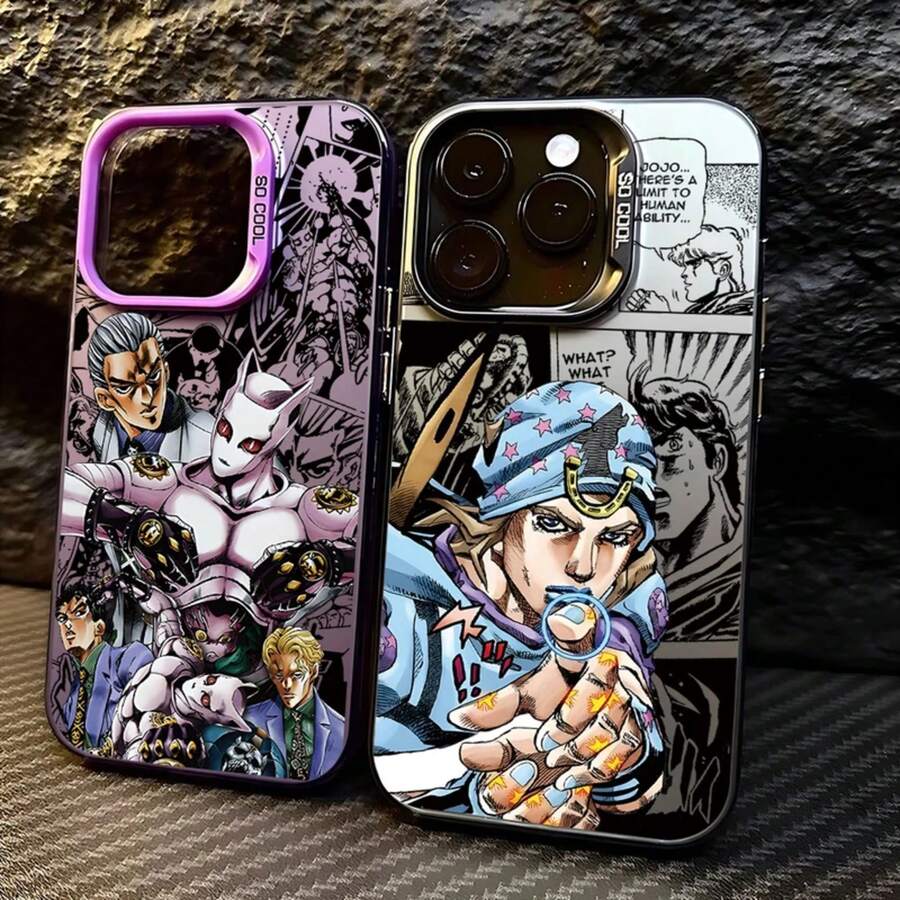 Anime Jojos Bizarres Adventures Phone Case For IPhone 17 16e 16 15 14 13 12 11 Mini Pro Max X XR XSMAX 8 7 Air Plus Back Cover - CYB-265CY2404h1 - 查看 1