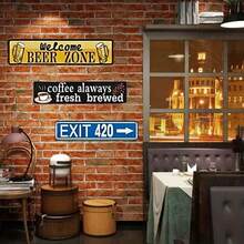 Gerard Way Vintage Metal Tin Sign - Distressed Black & White Wall Decor For Bedroom, Kitchen, Garden, Home Cafe, Restaurant, Hotel - 4x16 Inches, Indoor Outdoor Decor |   Vintage Style Sign |   Easy Mount Sign, Metal Wall Art Decor - Nhiều màu - Xem 3