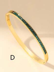 4/1 件奢华 18K 镀金不锈钢女士首饰套装金手镯 Ins 风格轻盈堆叠手链妈妈礼物圣诞节感恩节万圣节婚礼珠宝礼物周年情人节波西米亚珠宝日常派对