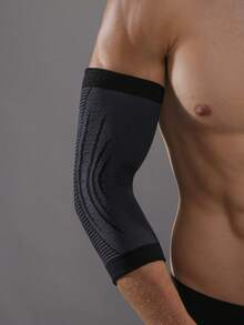 JINGBA SUPPORT 1 Pc Breathable Compression Elbow Support Sleeve For Basketball & Weightlifting For Women Men - Black - View 4