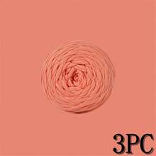 1/3 Pcs T-Shirt Yarn, Woven Fabric Knitted Yarn, Used For Crocheting And Knitting Bags, Cushions, Dolls, Handicraft Crochet Projects - Multicolor - View 158