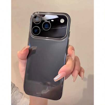 Stylish And Simple Transparent Large-Hole PC Hard Phone Case, Compatible With IPhone17/IPhone17Pro/IPhone17Pro Max/IPhone17Air/IPhone16 15 14 13 12 11 Pro Max Fashionable Transparent Phone Case