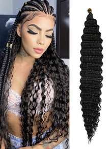 Ocean Wave Crochet Hair 32 Inch Curly Braiding Hair Deep Wave Crochet Hair For  Bohemian Twist Crochet Braid