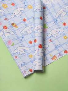 1 张 19.7 英寸 X 27.5 英寸圣诞礼品包装纸，Sanrio Hello Kitty、Melody、Kuromi 和 Cinnamoroll 礼品包装纸，19.7 英寸 X 27.5 英寸，耐用卡通图案纸，适合节日礼物、圣诞派对装饰。 - 彩色 - 查看 12