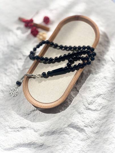 45 peças 10mm Tasbih Haji Contas de Oração Islâmica Rosário Muçulmano Misbaha para Contagem de Orações