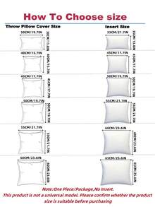 1个/2个蒲公英图案装饰方形枕套，适合所有季节，多种尺寸可选，高密度多色提花面料枕套，不含枕芯，拉链封口，适用于节日派对、沙发靠垫、床、客厅、办公室、汽车，也可作为礼物。 - 淺棕色蒲公英 - 查看 9