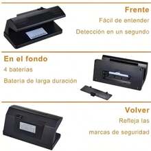 Máquina Con Lámpara Uv Detector De Billetes FalsosZAS - Multicolor - Ver 3