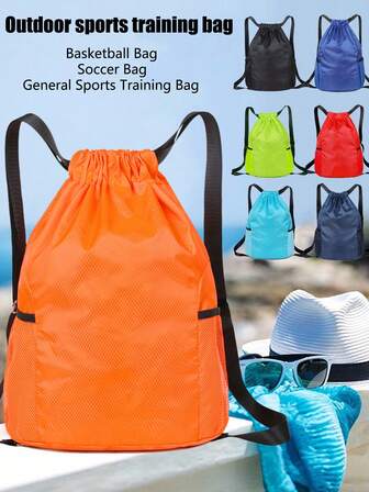 Grande zaino da basket con capacità elevata, design impermeabile con scomparti separati per asciutto e bagnato, tasca con laccio, zaino portatile, borsa da basket per ragazzi, zaino per sport all'aperto, regalo per vacanze e compleanni, accessorio sportivo essenziale