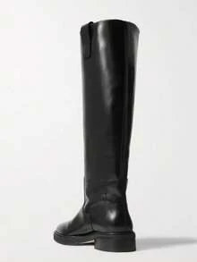 Classic Versatile Over-The-Knee Riding Boots, 2025 Autumn/Winter New Retro High Shaft Leather Boots