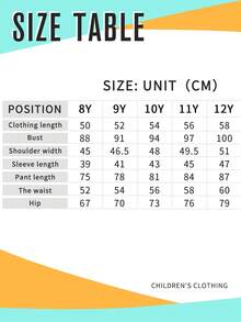 Tween Girl Letter Graphic Print Crew Neck Sweatshirt And Leggings Casual Outfit - 灰色 - 查看 8