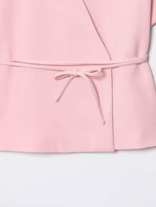 Spring/Autumn Casual V-Neck Tie-Up Vest