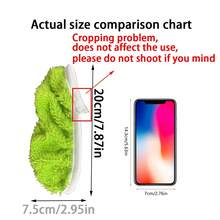 绿色可重复使用拖把垫替换装适用于 - 可水洗超细纤维干湿拖把垫，兼容扫地拖把，非常适合表面和硬木地板清洁（不含拖把）