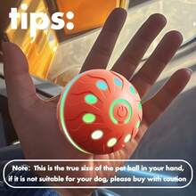 自动滚球狗猫玩具，耐用狗咬球玩具，互动猫狗球玩具，狗弹力球玩具，无尽的乐趣和锻炼，适合中型到大型宠物
