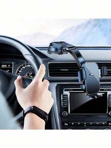 1 Giá đỡ điện thoại trên ô tô, Giá đỡ điện thoại trên ô tô đa năng cho mọi điện thoại thông minh, Giá đỡ điện thoại trên ô tô, Màn hình hiển thị không thể ngăn cản, Xoay 360 °, Lưu trữ có thể gập lại Tương thích với iPhone, điện thoại Android, Quà tặng sinh nhật, gia đình, bạn bè Phụ kiện ô tô Giá đỡ điện thoại trên ô tô - Bạc - Xem 4