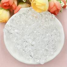 50Pcs/14mm Transparent Blossom Beads Flower Beads Acrylic Beads Loose Beads Pen Beads For DIY Ballpoint Pen Necklaces Mobile Phone Chains Clothing Bags Jewelry Supplies Decorative Beads Accessories - 50 chiếc - Xem 11
