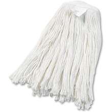 Cut-End Rayon Wet Mop Head, White Commercial-Grade Replacement Mop For Heavy-Duty Cleaning - 預設 - 查看 1