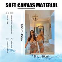 1pc, Frameless, Sophie Mudd Movie Poster Canvas Wall Art. Suitable For Living Room, Bedroom, Office Decor, A Great Gift For Friends. 12x18inches, 2D Flat, Perfect For Room Decor - 白色 - 查看 4