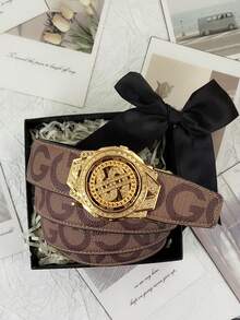 Cinturón de hombre 2025, cinturón de vestir de alta calidad para uso casual y de negocios, ideal para el uso diario, regalo perfecto para familiares y amigos, regalo para el Día del Padre